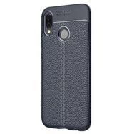 Gpack Samsung Galaxy A20 Niss Deri Görünümlü Kırmızı Silikon Kılıf