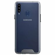 Gpack Samsung Galaxy A20s Gard Nitro Şeffaf Sert Nano Glass Şeffaf Silikon Cep Telefonu Kılıf