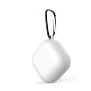 Gpack Samsung Galaxy Buds 2 Pro Kancalı Mat Silikon Soft Tpu SF8 Beyaz Kılıf