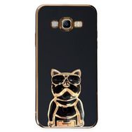 Gpack Samsung Galaxy J7 Core Kamera Korumalı Köpek Desenli Standlı Silikon Kılıf