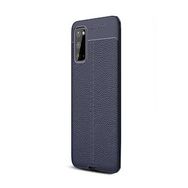 Gpack Samsung Galaxy S20 Niss Silikon Deri Görünümlü Kırmızı Kılıf