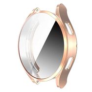 Gpack Samsung Galaxy Watch 4 44 mm Önü Kapalı Renkli Silikon Bronz Kordon