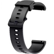 Gpack Samsung Galaxy Watch 5 40 mm KRD 46 Siyah Silikon Kancalı Kordon