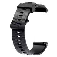 Gpack Samsung Galaxy Watch 5 44 mm Silikon Kancalı KRD 46 Siyah Kordon