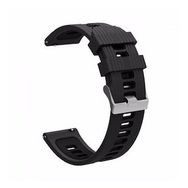Gpack Samsung Galaxy Watch Active 2 40 mm Delikli Çift Renk Silikon Kırmızı Kordon