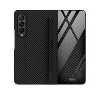 Gpack Samsung Galaxy Z Fold 3 Kalemlik Bölmeli Droga Pakette Kalem Çıkmaz Siyah Kılıf