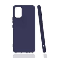 Gpack Vivo V21E Renkli Korumalı Premier Mat Silikon Lacivert Kılıf