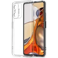 Gpack Xiaomi Mi 11T 5G Süper Silikon Kamera Korumalı Şeffaf Kılıf