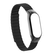Gpack Xiaomi Mi Band 7 Solo Loop Mıknatıslı Ayarlanabilir KRD 69 Siyah Kordon