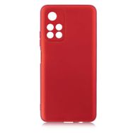 Gpack Xiaomi Poco M4 Pro 5G Mat Korumalı Premier Silikon Kırmızı Cep Telefonu Kılıfı