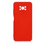 Gpack Xiaomi Poco X3 Mara Silikon Mat Soft Kamera Korumalı Lansman Kırmızı Kılıf