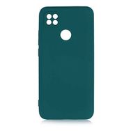 Gpack Xiaomi Redmi 9C Mara Silikon Mat Soft Kamera Korumalı Lansman Yeşil Kılıf