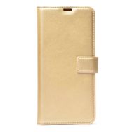 Gpack Xiaomi Redmi Note 10 Local Cüzdan Standlı Kartvizitli Altın Kılıf