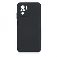 Gpack Xiaomi Redmi Note 10S Mara Silikon Mat Soft Kamera Korumalı Lansman Siyah Kılıf