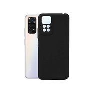 Gpack Xiaomi Redmi Note 11 Global Mat Kamera Korumalı Premier Mat Silikon Siyah Kılıf