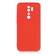 Gpack Xiaomi Redmi Note 8 Pro Mara Silikon Mat Soft Kamera Korumalı Lansman Kırmızı Kılıf