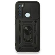 Gpack Xiaomi Redmi Note 8 Pro Tank Aramid Sürgülü Vega Yüzüklü Siyah Kılıf
