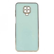 Gpack Xiaomi Redmi Note 9 Pro Bark Parlak Silikon Renkli Kenarları Rose Siyah Cep Telefonu Kılıfı