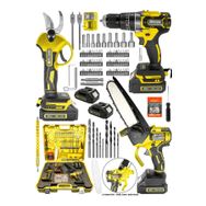 Graizer 5800 Mega Set 2 Akülü Şarjlı Bağ Budama Dal Ağaç Kesme Testeresi