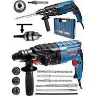 Graizer Alman 9001 Xdrive Çelik Şanzuman Bakır Sargılı Kırıcı Delici Hilti Matkap ve 5 Adet Uç Yedek Mandren