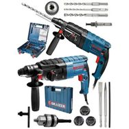 Graizer GRZ-9010 Alman Xdrive Çelik Şanzuman Bakir Sargılı Kırıcı Delici Hilti Matkap+5 Adet Uç Yedek Mandren