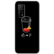 Gramaphone Mi 10T Hd Desen Baskılı Arka Kapak Coffee Battery Kılıf