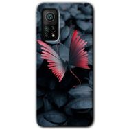 Gramaphone Mi 10T Hd Desen Baskılı Arka Kapak Dark Butterfly Kılıf