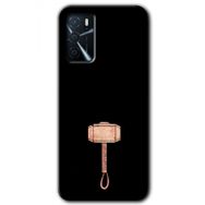 Gramaphone Oppo A16 HD Desen Baskılı Arka Kapak Thor Çekiç Kılıf