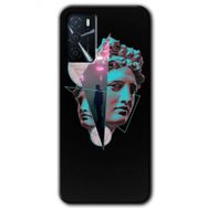 Gramaphone Oppo A16 Kılıf HD Desen Baskılı Arka Kapak - Heykel Kılıf