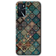 Gramaphone Oppo A16 Kılıf HD Desen Baskılı Arka Kapak - Mat Mandala Kılıf