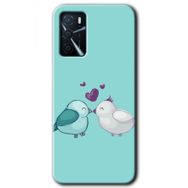 Gramaphone Oppo A16 Kılıf HD Desen Baskılı Arka Kapak - Mutlu Kuşlar Kılıf