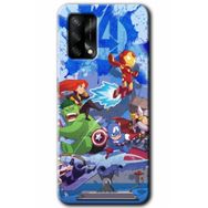Gramaphone Oppo A54 Hd Desen Avengers Cartoon Baskılı Arka Kapak