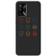 Gramaphone Oppo A54 Hd Desen Avengers Minimalism Baskılı Arka Kapak