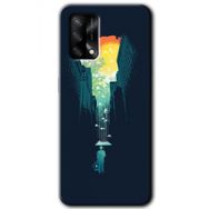 Gramaphone Oppo A54 HD Desen Baskılı Arka Kapak City Bird Sky Kılıf