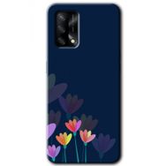 Gramaphone Oppo A54 HD Desen Baskılı Arka Kapak Çizim Çiçekleri Kılıf