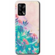 Gramaphone Oppo A54 HD Desen Baskılı Arka Kapak Çizim Yapraklar Kılıf