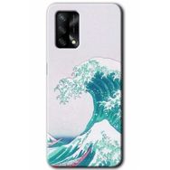 Gramaphone Oppo A54 HD Desen Baskılı Arka Kapak Dalga Kılıf