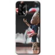 Gramaphone Oppo A54 HD Desen Baskılı Arka Kapak I am Groot Kılıf