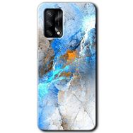 Gramaphone Oppo A54 HD Desen Baskılı Arka Kapak Mavi Buzul Kılıf