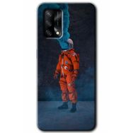 Gramaphone Oppo A54 HD Desen Baskılı Arka Kapak Smoke Astronot Kılıf