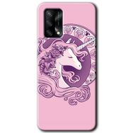 Gramaphone Oppo A54 HD Desen Baskılı Arka Kapak Unicorn Pembe Kılıf