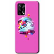 Gramaphone Oppo A54 HD Desen Baskılı Arka Kapak Uzay Başlığı Kılıf