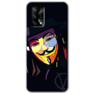 Gramaphone Oppo A54 HD Desen Baskılı Arka Kapak Vendetta Kılıf