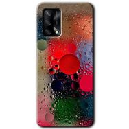 Gramaphone Oppo A54 HD Desen Baskılı Arka Kapak Wet Bubbles Kılıf