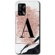 Gramaphone Oppo A54 HD Desen Baskılı Arka Kapak Yarım Mermer Kılıf