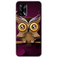 Gramaphone Oppo A54 Hd Desen Owl Bird Branch Baskılı Arka Kapak