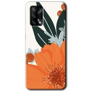 Gramaphone Oppo A54 Hd Desen Portakal Çiçeği Baskılı Arka Kapak