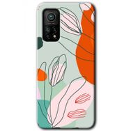 Gramaphone Xiaomi Mi 10T Pro Kılıf HD Desen Baskılı Arka Kapak - Vektör Çiçekler Kılıf