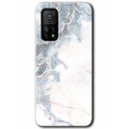 Gramaphone Xiaomi Mi 10T Pro Kılıf HD Desen Baskılı Arka Kapak - White Marble Kılıf