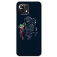 Gramaphone Xiaomi Mi 11 Lite Kılıf HD Desen Baskılı Arka Kapak - Astronot Kıyafeti Kılıf